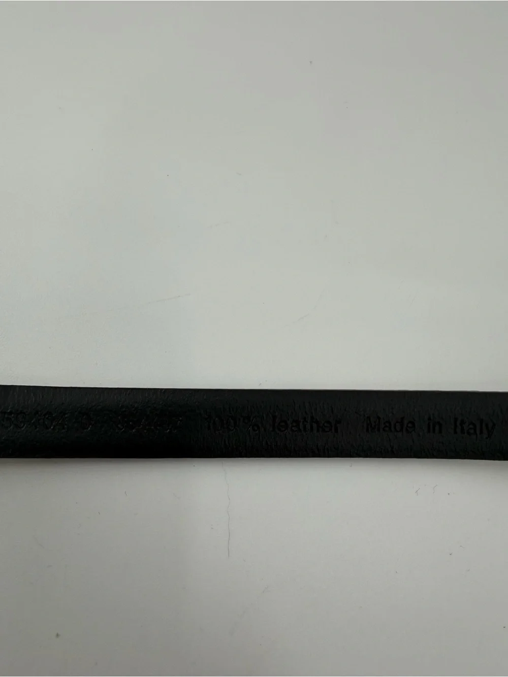 Cos Skinny Leather Snake Effect Belt